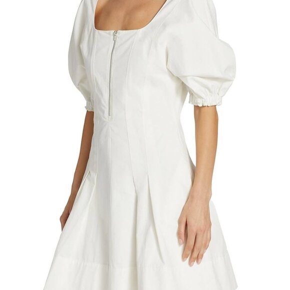 Proenza Schouler White Label Cotton Linen Mini Dress - Picture 3 of 10